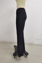 Load image into Gallery viewer, SH203 Shascullfites Black X Cross Flare G2 Lift Jeggings