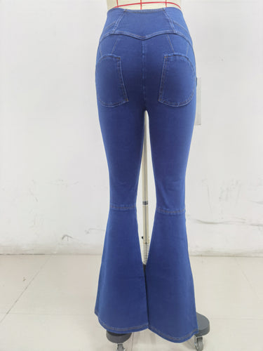 SH201 Shascullfites Dark Blue X Cross Flare G2 Lift Jeggings