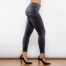 Load image into Gallery viewer, 314GCHLL Shascullfites Grey Chenille High Waist Lifting Leggings