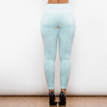 Load image into Gallery viewer, 315EGCHLL Shascullfites Emerald Green Chenille High Waist Lifting Leggings