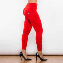 Load image into Gallery viewer, 318RCHLL Shascullfites Red Chenille High Waist Lifting Leggings