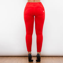 Load image into Gallery viewer, 318RCHLL Shascullfites Red Chenille High Waist Lifting Leggings