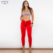 Load image into Gallery viewer, 310RCMLL Shascullfites Red Chenille Middle Waist Lifting Leggings