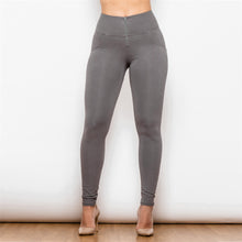 Load image into Gallery viewer, 36036HWOK Shascullfites High Waist Olive Knitted Leggings