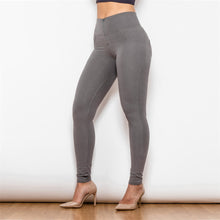 Load image into Gallery viewer, 36036HWOK Shascullfites High Waist Olive Knitted Leggings