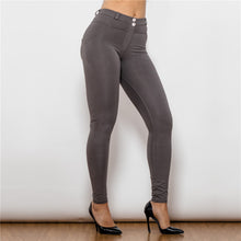 Load image into Gallery viewer, 37037MWOK Shascullfites Middle Waist Olive Knitted Leggings