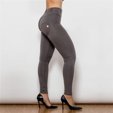 Load image into Gallery viewer, 37037MWOK Shascullfites Middle Waist Olive Knitted Leggings