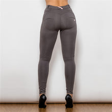 Load image into Gallery viewer, 37037MWOK Shascullfites Middle Waist Olive Knitted Leggings