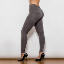 Load image into Gallery viewer, 37037MWOK Shascullfites Middle Waist Olive Knitted Leggings