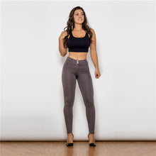 Load image into Gallery viewer, 37037MWOK Shascullfites Middle Waist Olive Knitted Leggings