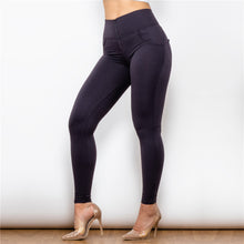 Load image into Gallery viewer, 2123HWBlulu Shascullfites lulu High Waist Black Leggings