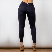 Load image into Gallery viewer, 2124LWBlulu Shascullfites Lulu Low waist black Leggings