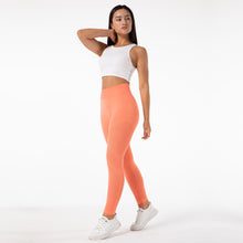 Load image into Gallery viewer, SSL001 Shascullfites Melody Seamless Yoga Pants Hollow Out Push Up Leggings For Women Sport Fitness Coral Red Yoga Legging High Waist