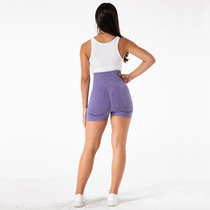 SSL005 Shascullfites Melody Seamless Sports Shorts For Women Hip Push Up Short Tummy Control Workout Fitness High Waist Gym Yoga Shorts