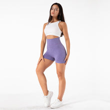Load image into Gallery viewer, SSL005 Shascullfites Melody Seamless Sports Shorts For Women Hip Push Up Short Tummy Control Workout Fitness High Waist Gym Yoga Shorts