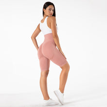 Load image into Gallery viewer, SSL008 Shascullfites Melody Women Yoga Shorts Sports Running Seamless Fitness Workout Squat Exercise Gym Lifting High Waist Shorts