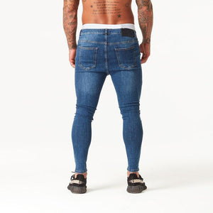 77DblueJR Shascullfites Dark Blue Jeans Ripped