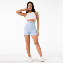 Load image into Gallery viewer, SSL003 Shascullfites Melody Seamless High Waisted Workout Shorts Women Stretchy Athletic Shorts Soft Women Fitness Yoga Biker Shorts