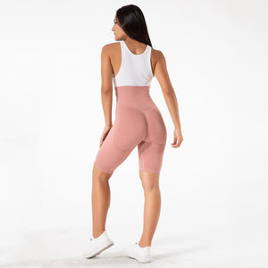 SSL008 Shascullfites Melody Women Yoga Shorts Sports Running Seamless Fitness Workout Squat Exercise Gym Lifting High Waist Shorts