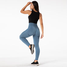 Load image into Gallery viewer, SSL017 Shascullfites Melody Yoga Leggings Women Gym Pants Seamless Solid Sports Leggings High Waist Push Up Leggings Running Tights Gym