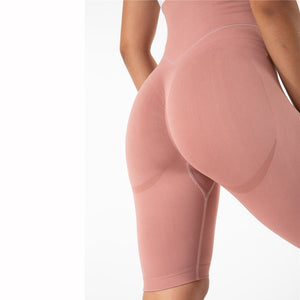SSL008 Shascullfites Melody Women Yoga Shorts Sports Running Seamless Fitness Workout Squat Exercise Gym Lifting High Waist Shorts